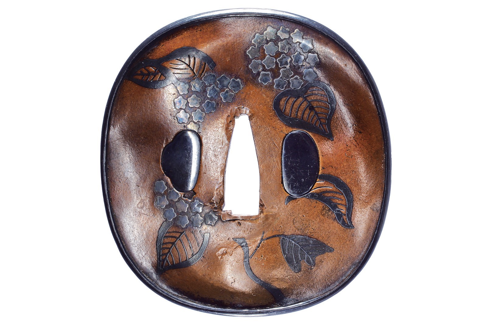 Importante tsuba in stile Umetada