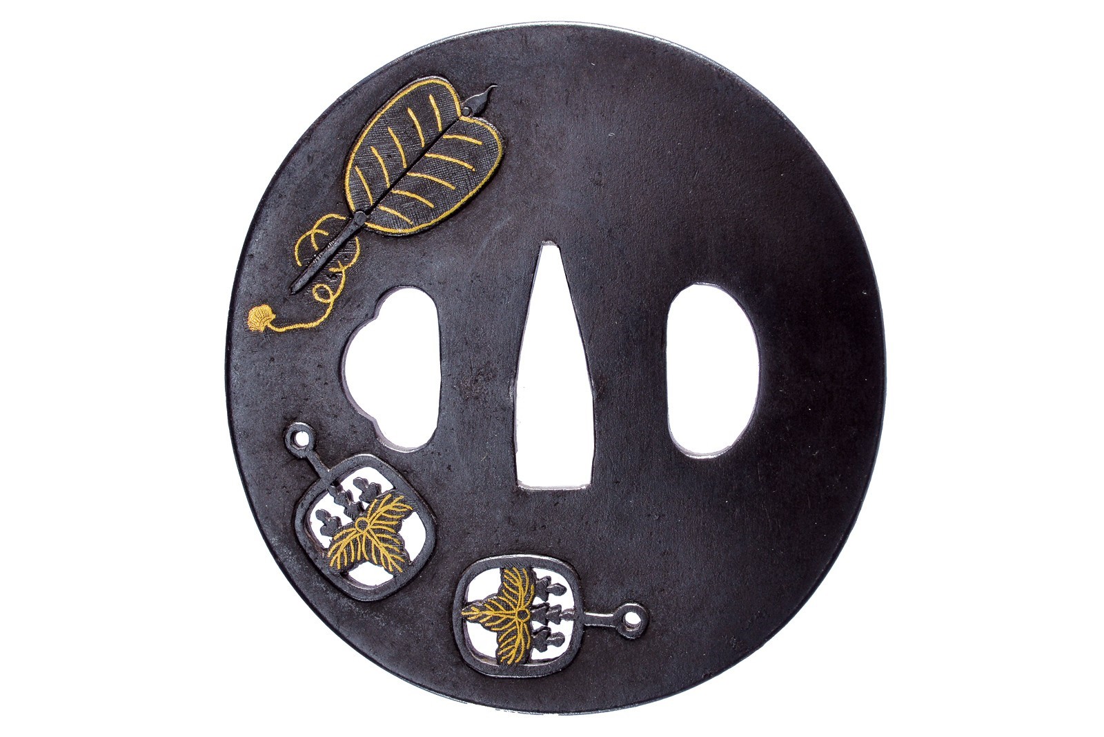 Tsuba firmata Bushu ju Masakuni della scuola Ito