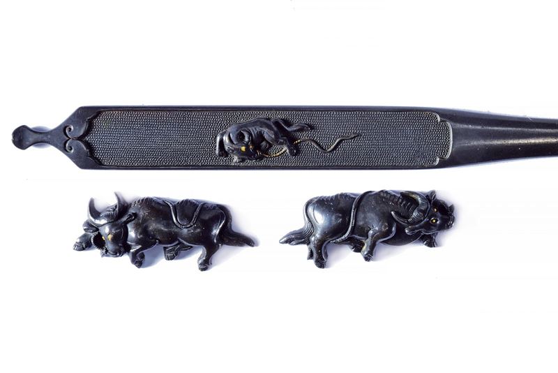 Kogai con un paio di menuki