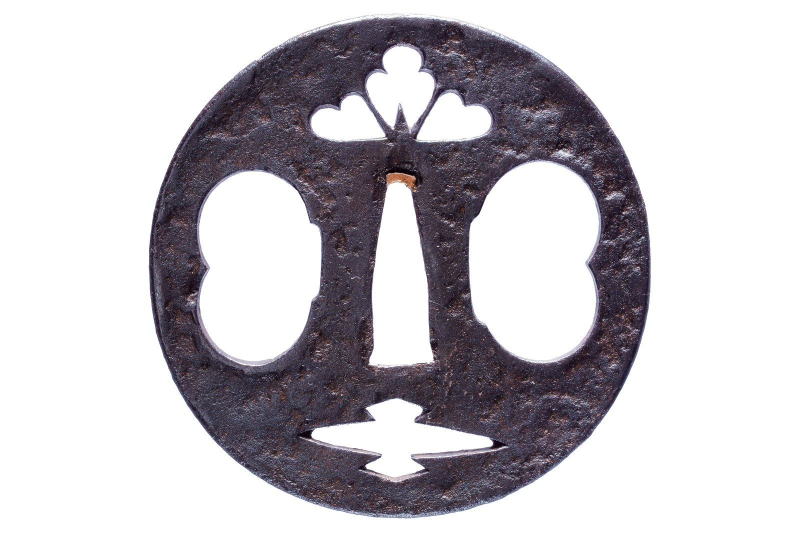 Interessante tsuba della scuola Shoami