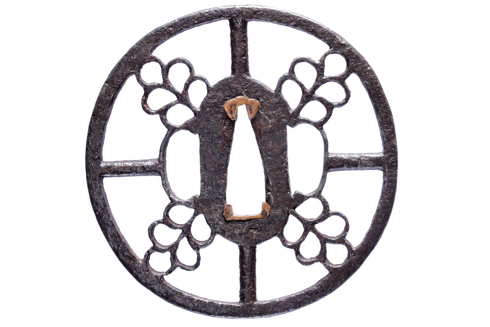 Tsuba in stile Kyoto-sukashi