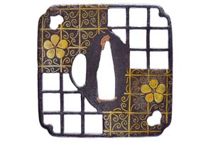 Antica tsuba in stile Onin/Heianjo