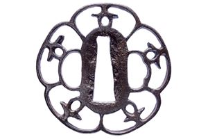 Tsuba attribuita alla scuola Kanayama