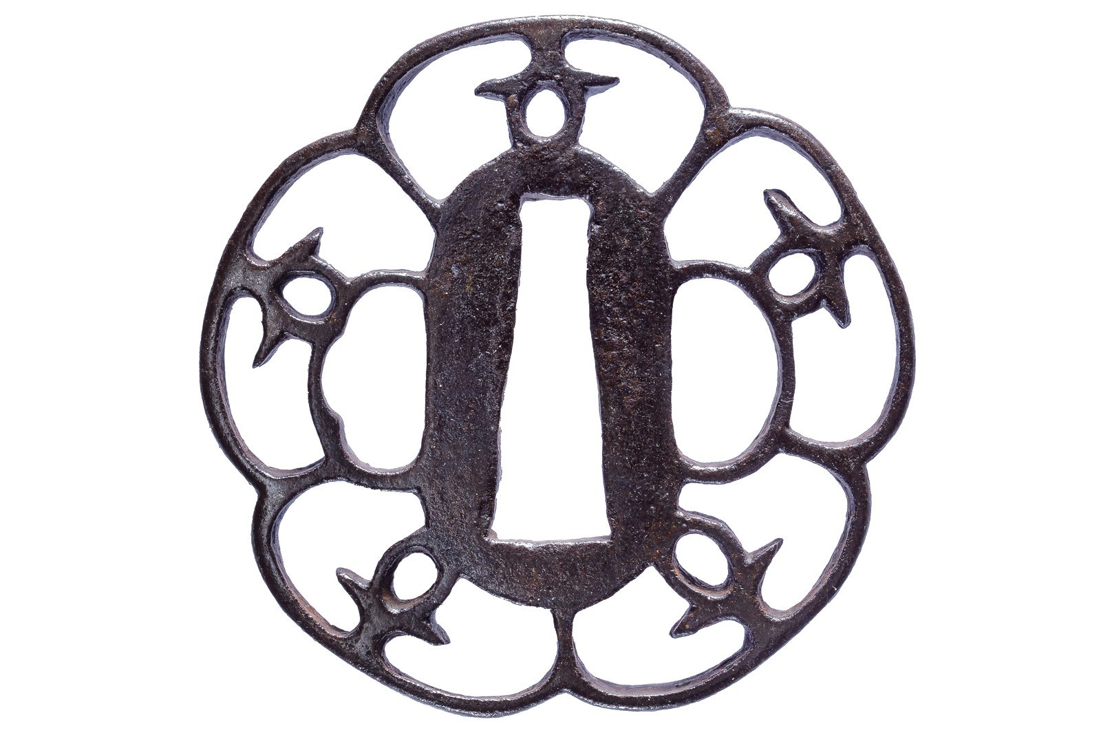 Tsuba attribuita alla scuola Kanayama