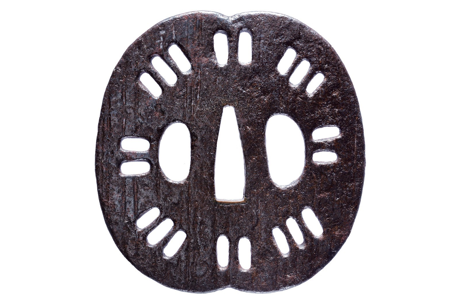 Tsuba con certificato Hozon Tosogu
