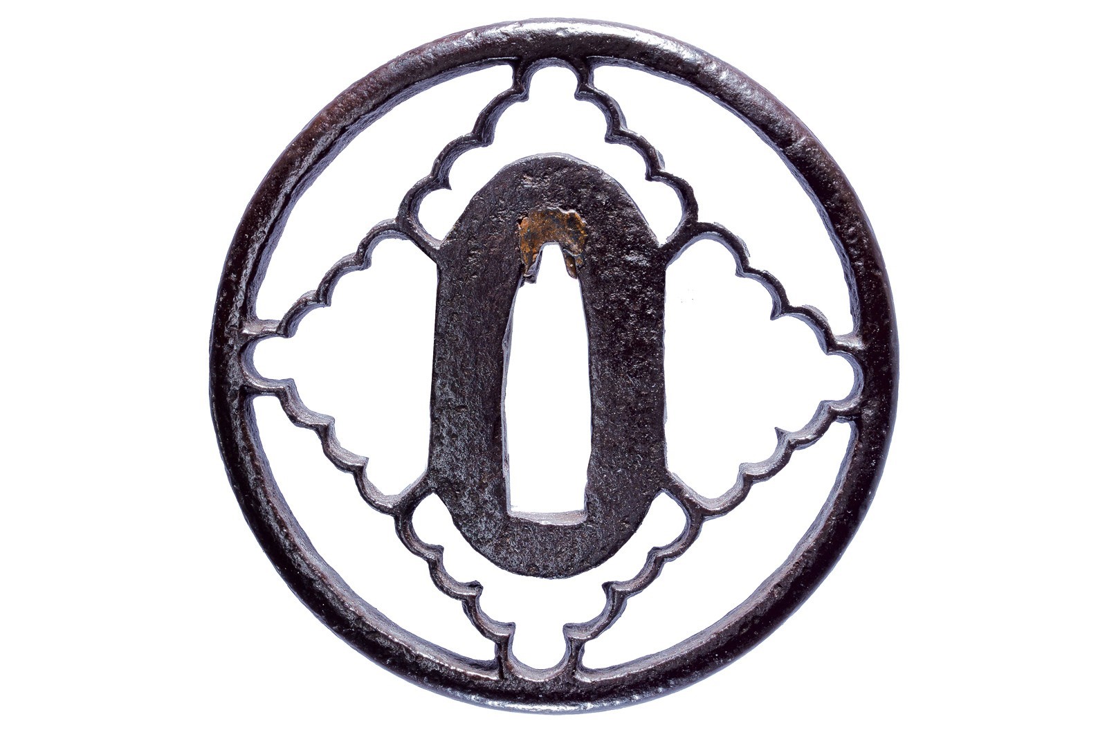 Tsuba attribuita alla scuola Akasaka
