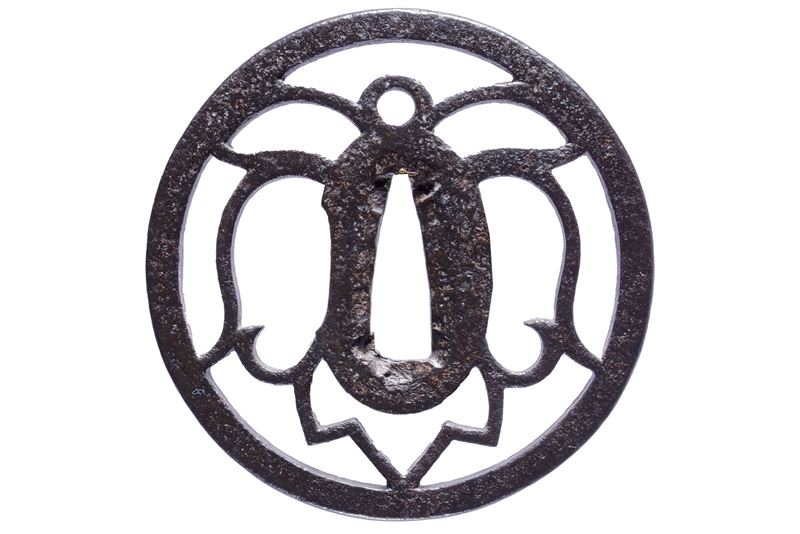 Tsuba attribuita alla scuola Owari