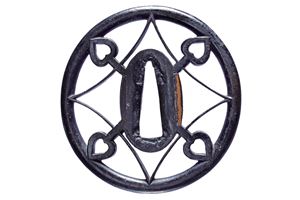 Tsuba attribuita alla scuola Tosa Myōchin