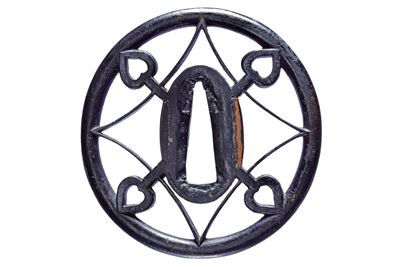 Tosa Myōchin, Tsuba in ferro, Periodo Edo (1603-1867)