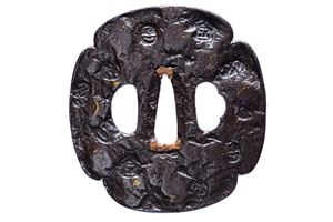 Tsuba firmata Yamashiro jū Tenhō saku