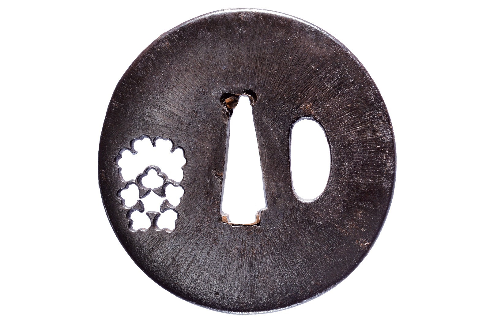 Toda Hikozaemon, Tsuba firmata, Giappone, Periodo Edo
