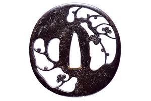 Tsuba attribuita a Hayashi Tōhei Shigemitsu