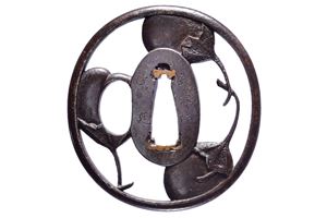 Tsuba firmata Bukō jū Yoshinobu