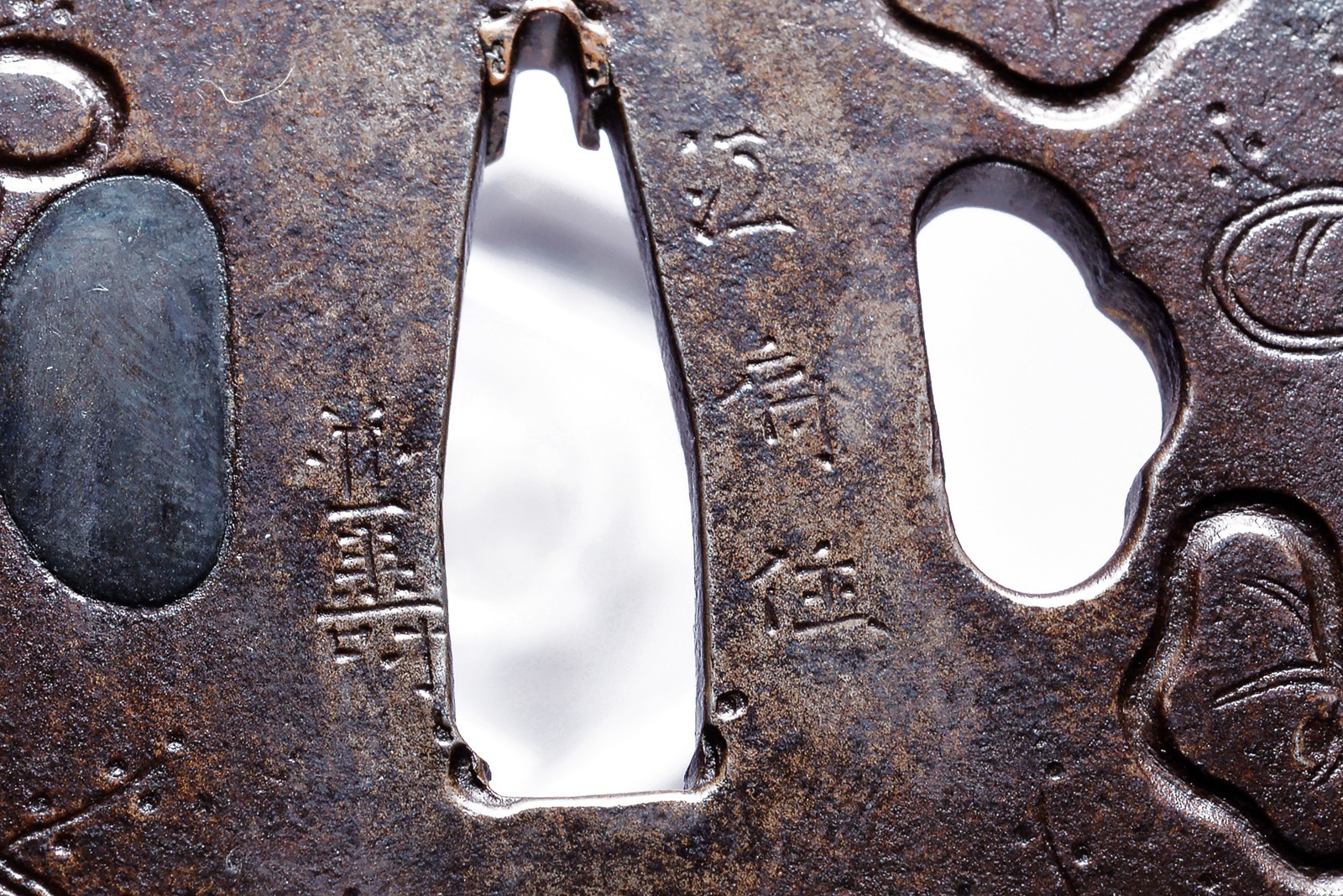 Kōfu jū Namitoshi, Tsuba in ferro, octagonale, periodo Edo