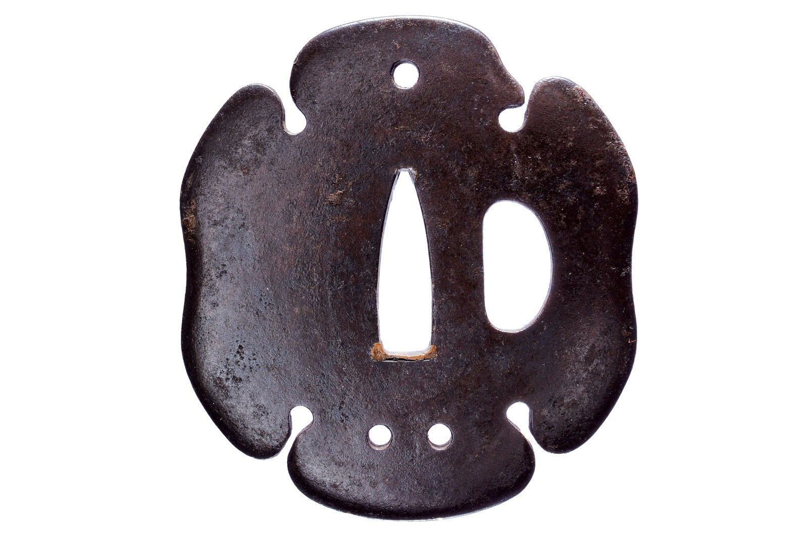Tsuba firmata Kōfu jū Masahide saku