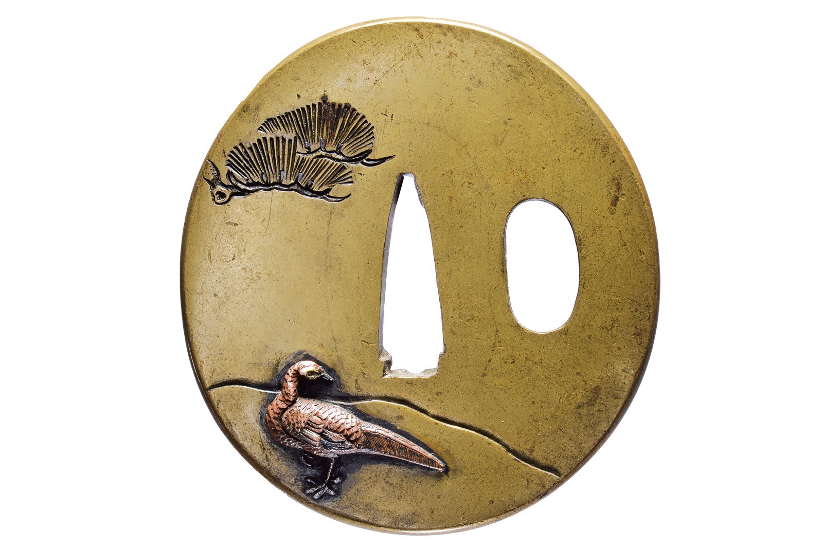 Interessante tsuba firmata Fujisawa sa Etsumasa