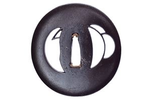 Tsuba firmata Kōfu jū Sadayuki