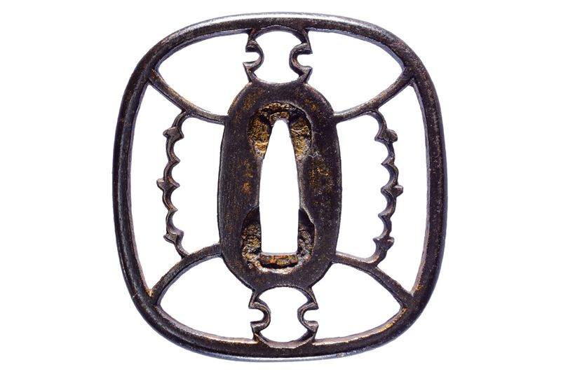 Tsuba della scuola Kyo-sukashi