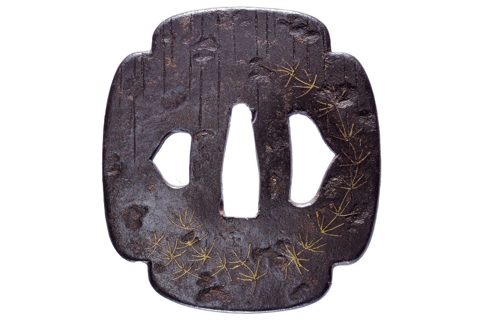 Tsuba firmata Yatsushiro Ichijō saku