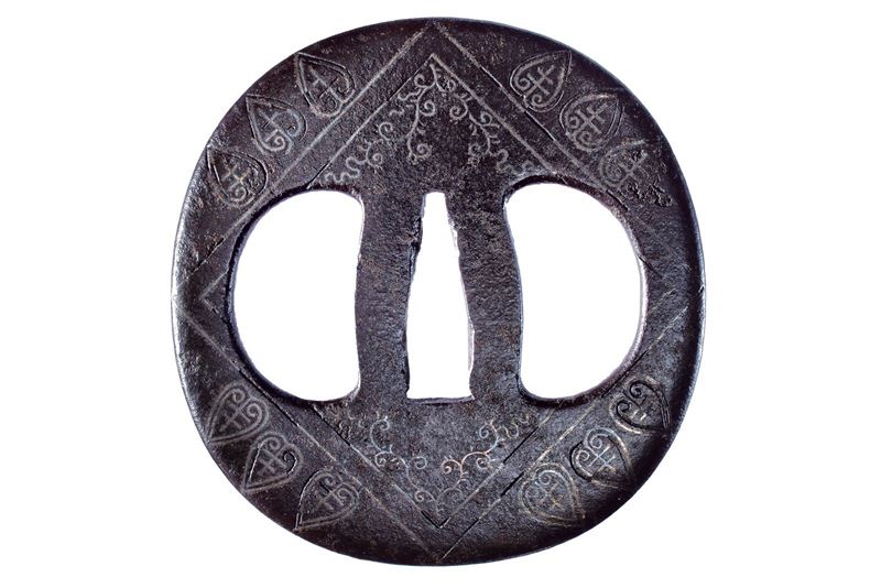Tsuba della scuola Higo