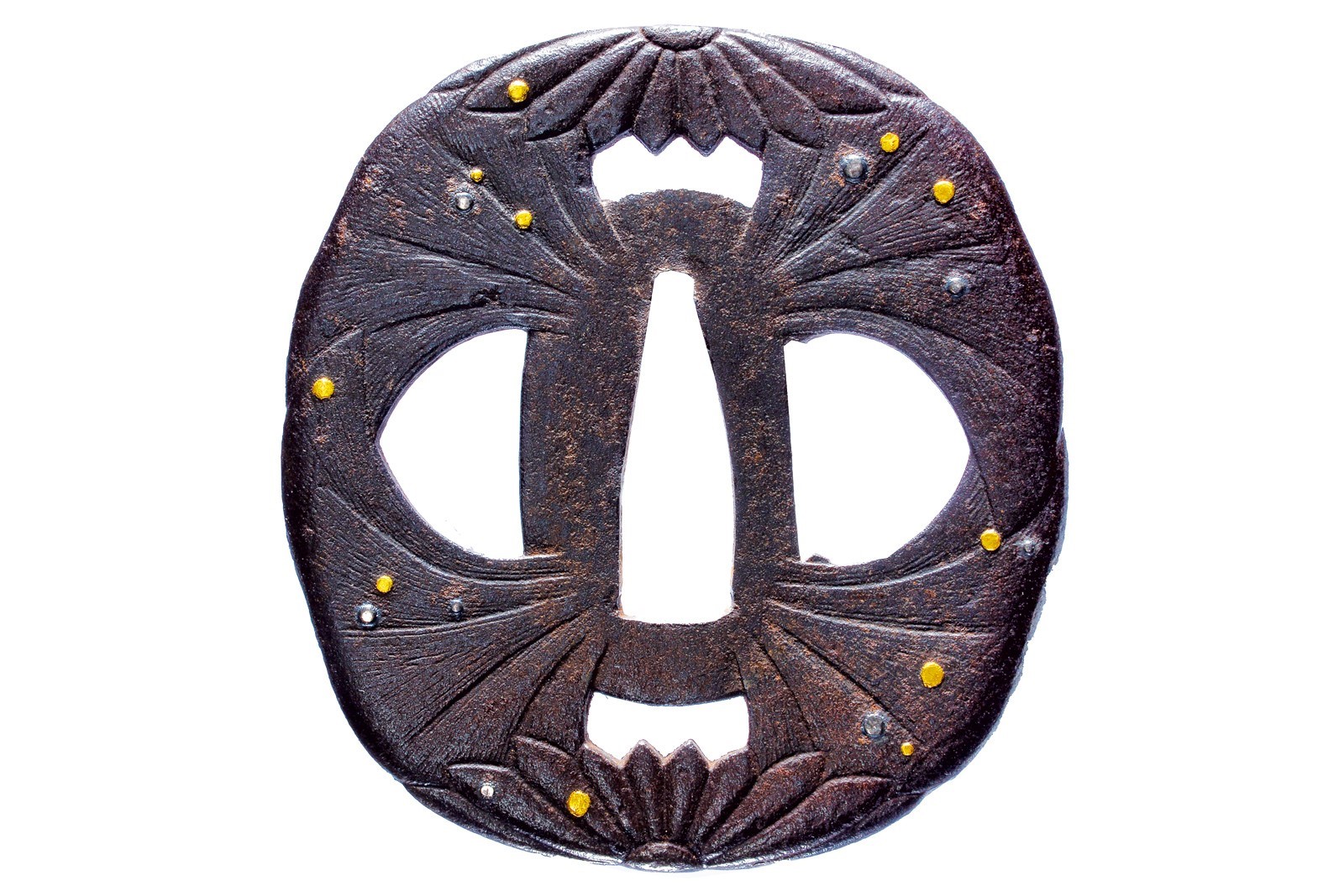 Tsuba firmata Umetada