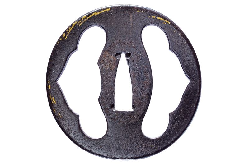 Tsuba firmata Shoami Yoshihiro