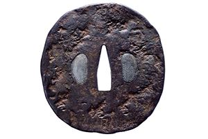 Tsuba della scuola Aizu Shoami, stile Nobuiye