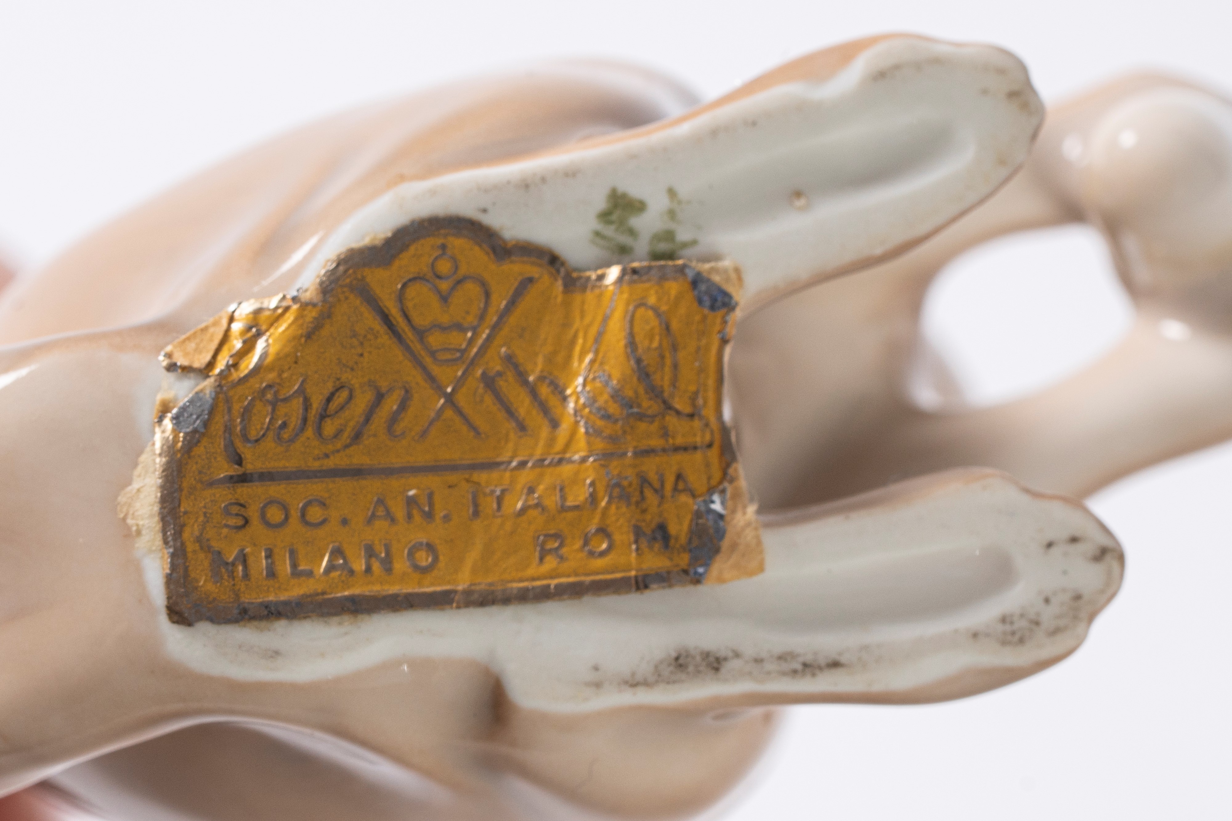 Royal Copenaghen e Rosenthal, Quattro scoiattoli in porcellana policroma