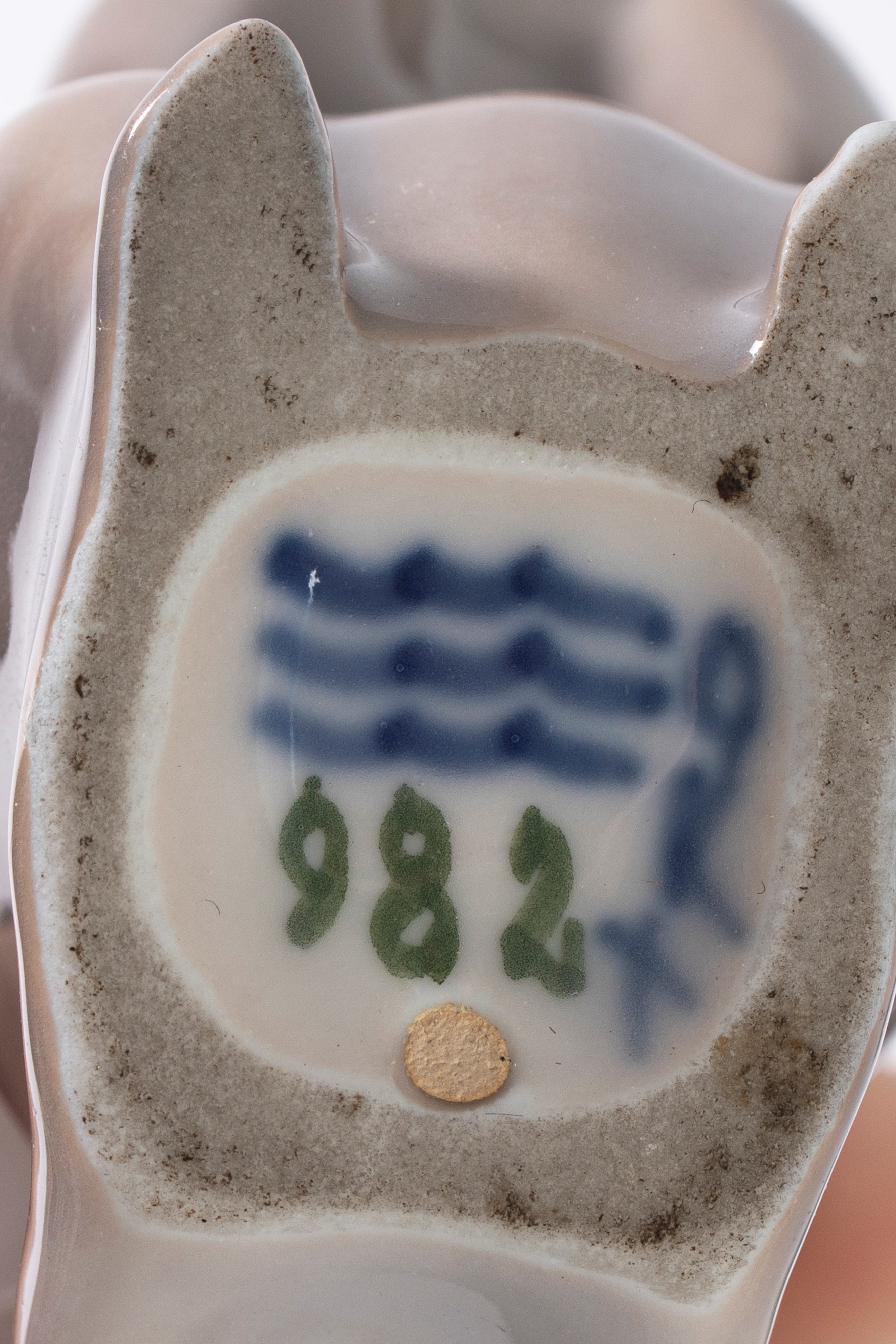 Royal Copenaghen e Rosenthal, Quattro scoiattoli in porcellana policroma