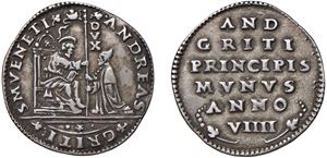 ANDREA GRITTI Doge LXXVII (1523-1532) &ndash; Osella, year IX, 1531.