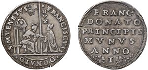 FRANCESCO DONA', doge LXXIX (1545-1553) - Osella, year I, 1546.