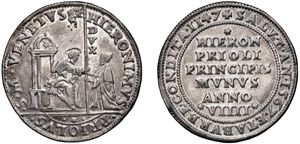 GIROLAMO PRIULI, Doge LXXXIII (1559-1567) &ndash; Osella, year IX, 1567.