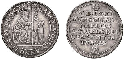 Alvise I Mocenigo, Osella in Argento, Anno II, 1571