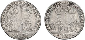 ANTONIO PRIULI, Doge XCIV (1618-1623) &ndash; Osella, year I, 1618.