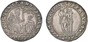 ANTONIO PRIULI, Doge XCIV (1618-1623) &ndash; Osella, year II, 1619.