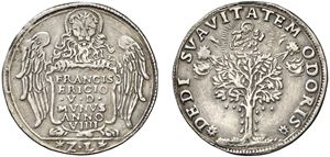 FRANCESCO ERIZZO, Doge XCVIII (1631-1646) - Osella, year IX, 1639.