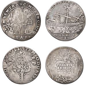 VARIOUS DOGES (Francesco Erizzo, Francesco Molin) &ndash; Lot of two Oselle (1636 and 1646).