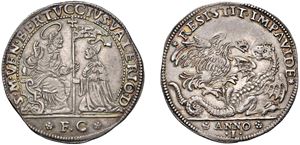 BERTUCCI VALIER, doge CII (1656-1658) &ndash; Osella, year I, 1656.