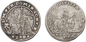 DOMENICO CONTARINI, Doge CIV (1659-1675) &ndash; Osella, year XII, 1670.