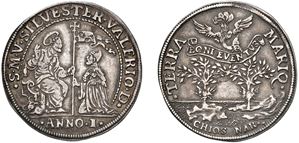 SILVESTRO VALIER, doge (1694-1700) &ndash; Osella, year I, 1694.