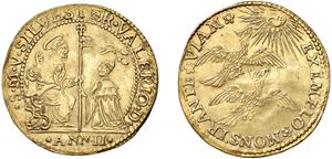 SILVESTRO VALIER, Doge CIX (1694-1700) &ndash; Osella of 4 zecchini, year II, 1695.