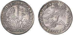 SILVESTRO VALIER, Doge CIX (1694-1700) &ndash; Osella, year II, 1695.