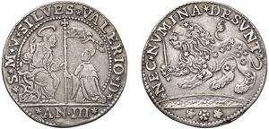 SILVESTRO VALIER, Doge CIX (1694-1700) &ndash; Osella, year III, 1696.