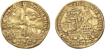 Alvise II Mocenigo, Doge CX (1700-1709) – Osella da 4 Zecchini, Anno VII, 1706.