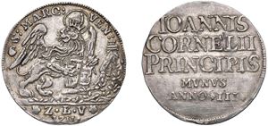 GIOVANNI II CORNER, Doge CXI (1709-1722) &ndash; Osella, year III, 1711.