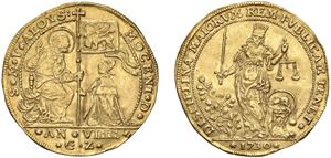 ALVISE III MOCENIGO, doge CXII (1722-1732) &ndash; Osella da 3 zecchini, anno IX, 1730.