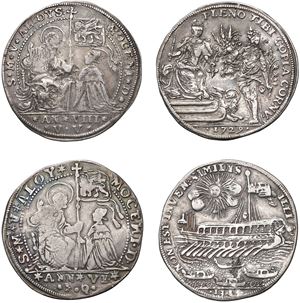 ALVISE III MOCENIGO, doge CXII (1722-1732) &ndash; Lotto di due Oselle (anni VI, VIII).