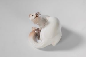 Furetto in porcellana. Bing & Gr&oslash;ndahl, secolo XX