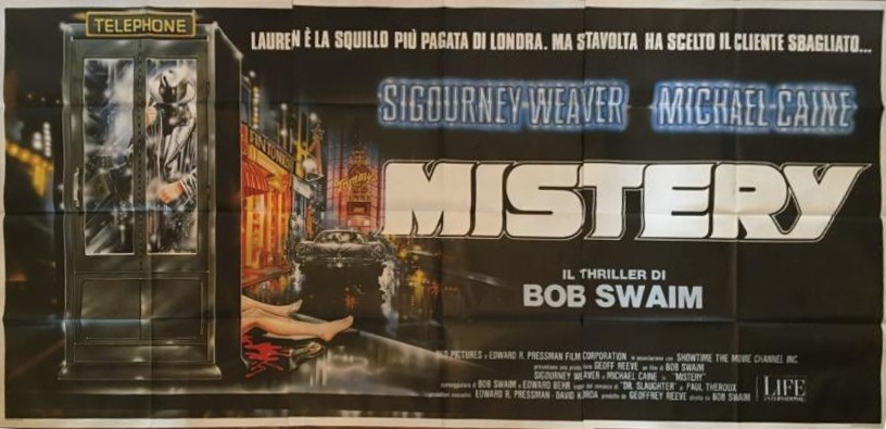 a.n.I. (autore Non Identificato) - Bozzetto per locandina del film 'Mistery', tempera su cartone,...