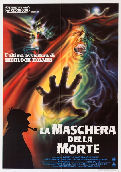 Salvatore Spataro - La maschera della morte - tempera su cartone, 1984